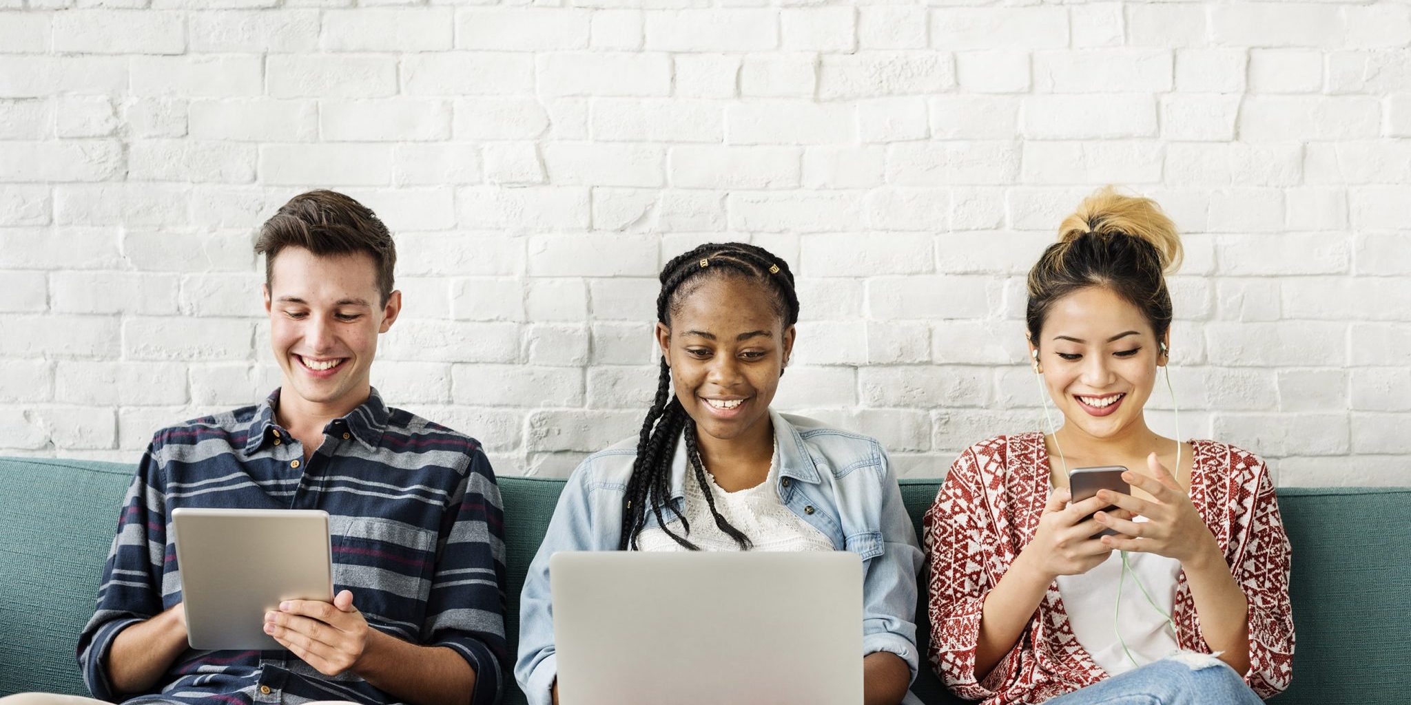 Diversity Young Teens People Friends Concept